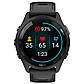 Смарт-годинник Garmin Forerunner 265 Black Bezel and Case with Black/Powder Gray Silicone Band (010-02810-50), фото 6