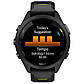 Смарт-годинник Garmin Forerunner 265S Black Bezel and Case with Black/Amp Yellow Silicone Band (010-02810-53), фото 5