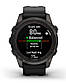 Смарт-годинник Garmin Fenix 7S Pro Sapphire Solar Carbon Gray Titanium with Black Silicone (010-02776-54), фото 5