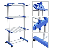 Складна сушарка для білизни Garment Rack With Wheels