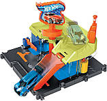 Ігровий набір Хот Вілс автомийка Hot Wheels City Toy Car Track Set Downtown Express Car Wash Playset, фото 2