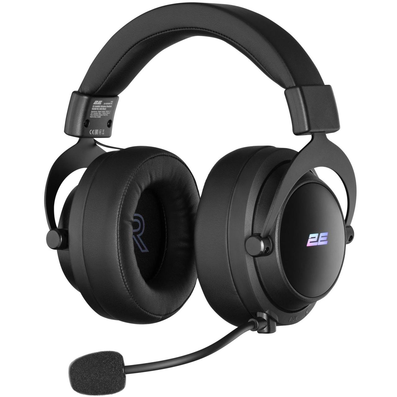 Гарнітура бездротова 2E Gaming HG360 RGB WL 7.1 Black (2E-HG360BK-WL), фото 1