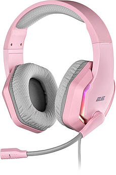 Гарнітура 2E Gaming HG315 RGB USB 7.1 Pink (2E-HG315PK-7.1)