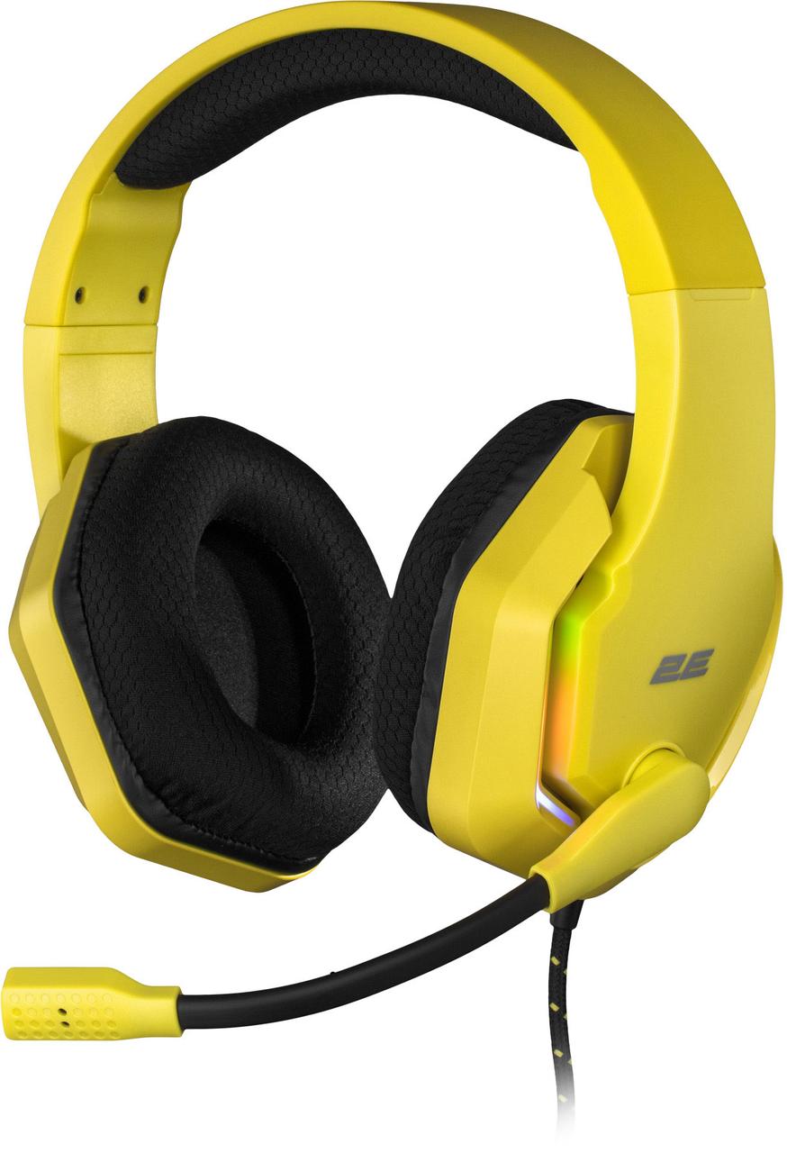 Гарнітура 2E Gaming HG315 RGB USB 7.1 Yellow (2E-HG315YW-7.1), фото 1