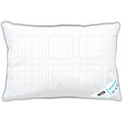 Подушка пухова м'яка для комфортного сну Antistress Карбон 50x70 см, 70x70 см.