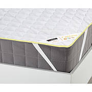 Наматрацник бавовняний стьобаний захисний на матрац із гумками Cottona