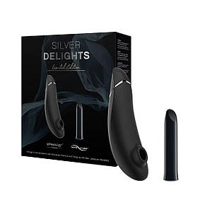 Преміальний подарунковий набір Silver Delights Collection: Womanizer Premium і We-Vibe Tango