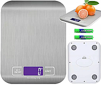Електронні кухонні ваги HEINRICH'S із нержавіючої сталі HWG 8441