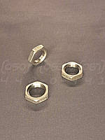 Контргайка шестигранна нержавіюча Ду15 (1/2"), н/ж сталь AISI316, різьба BSPP, DIN 431, ДСТУ 8969-75