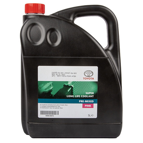 Antifreeze Toyota Super Long Life Pre-Mixed Pink (-37 °), 5л. - фото 1 - id-p2076211140