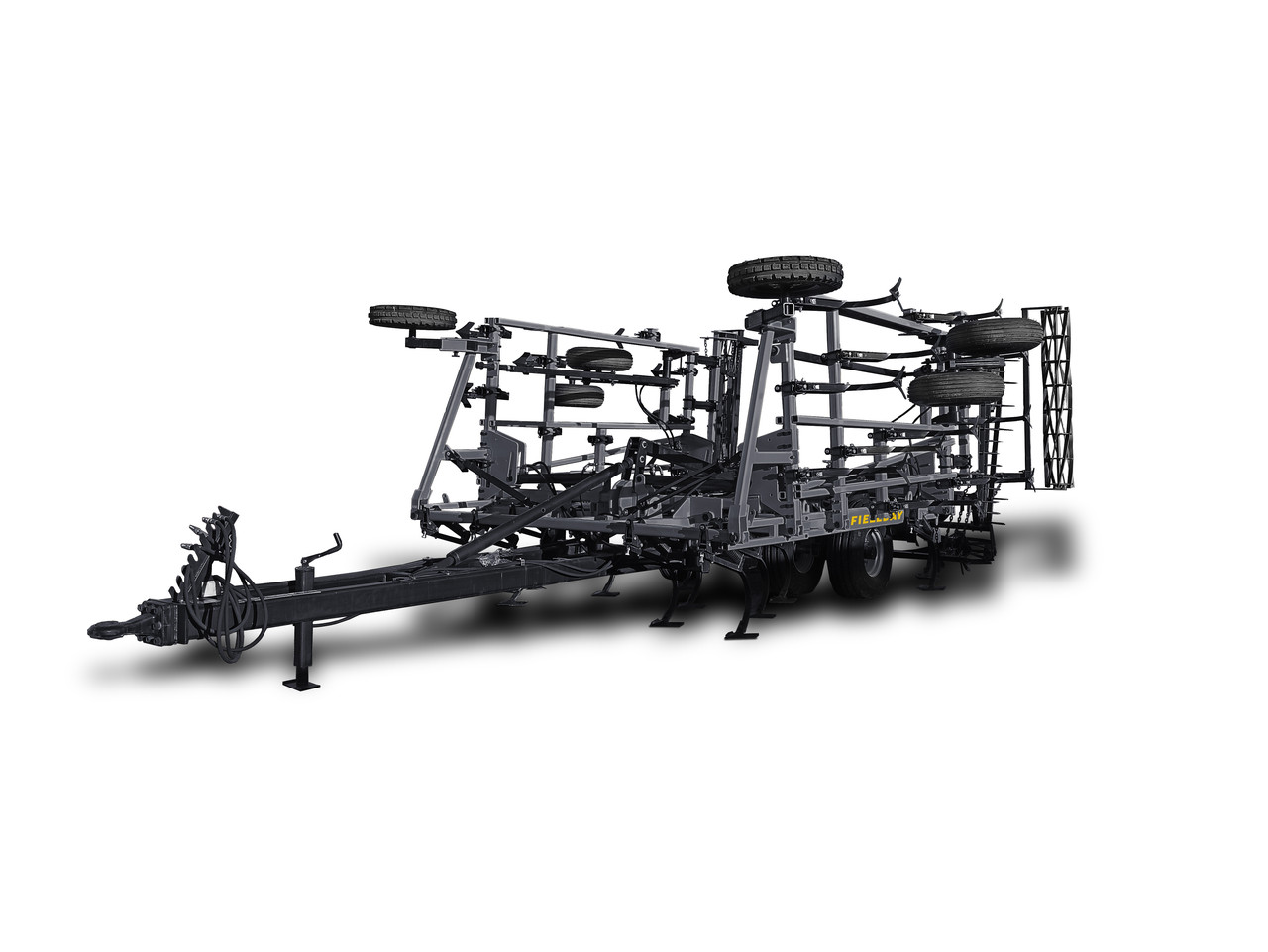 Культиватор суцільного обробітку ґрунту Fiellday 10м 3-ьох секційний тяжкий, фото 1
