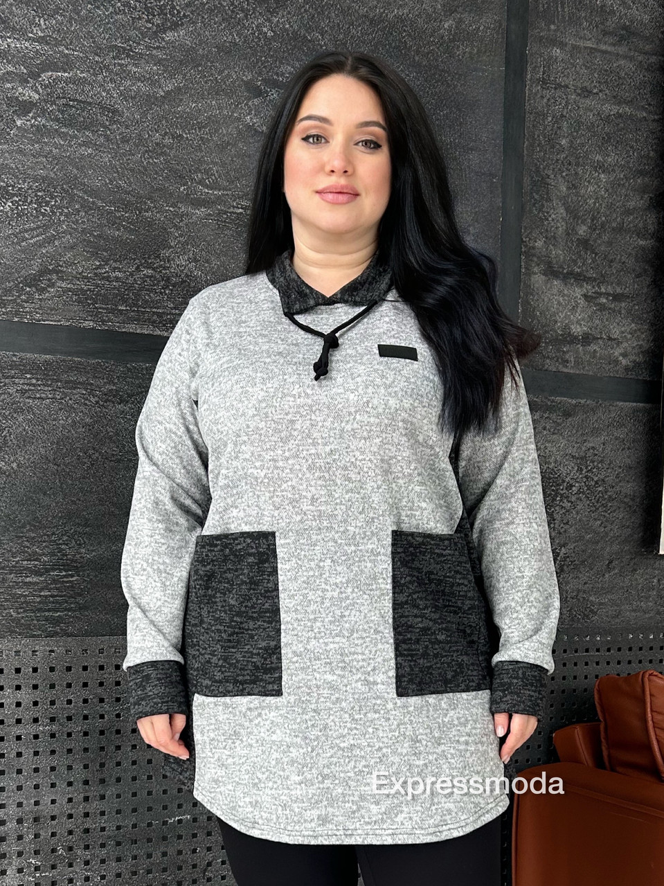 Туніка Пані сірий