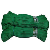 Шнур пустотілий із синтетичних ниток В-127 (100м) 5мм зелена
