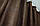 Комплект (2шт.1,5х2,4м) готових штор льон, колекція "Парма". Колір коричневий. Код 1252ш 39-715, фото 6