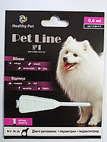 Краплі Хелсі Пет Pet Line№1для собак вагою 1,5-4 кг, краплі від бліх для собак