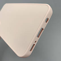 Чохол для Samsung Galaxy A50s преміум чохол з бортиком для камери на телефон самсунг а50с пудровий o7v, фото 4
