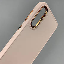 Чохол для Samsung Galaxy A50s преміум чохол з бортиком для камери на телефон самсунг а50с пудровий o7v, фото 3