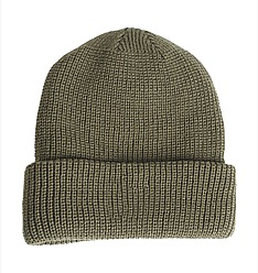 Шапка чоловіча в'язана тактична акрилова з утеплювачем 3MTM ThinsulateTM олива Mil-Tec Німеччина