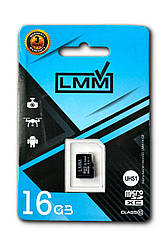 Карта пам&#39;яті microSDHC (UHS-1) 16GB class 10 LMM (без адаптера)