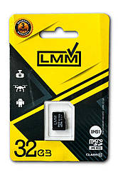 Карта пам&#39;яті microSDHC (UHS-1) 32GB class 10 LMM (без адаптера)