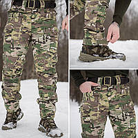 Тактичні штани на флісі 13 кишень GRIFON (мультикам) 50