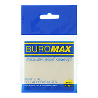 Блок пластиковий для нотаток із клейким шаром 75x75 мм 50 л прозорий