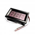 Вольтметр цифровий DC 0-100V з LED-індикатором 0.56 дюйма зелений, корпус чорний