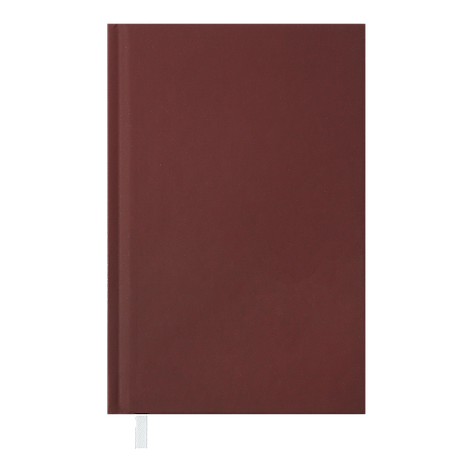 Щоденник недат MONOCHROME A6 бордовий, фото 1