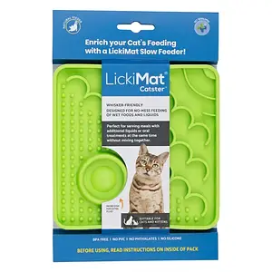 Килимок для повільного харчування для котів | Licki Mat Classic Caster