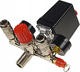 Пресостат до компресора Black 10681, 8 бар, 1/4", фото 3