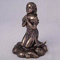 Фигурка настольная Veronese Детская молитва 14 см бронзовое покрытие полистоуна_VER