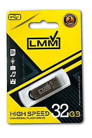 Флешка USB 32GB LMM Fit залізний корпус