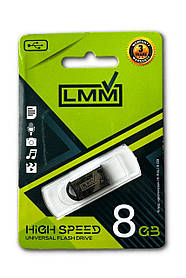 Флешка USB 8GB LMM Mini Fit залізний корпус