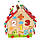 Розвиваючий дерев'яний будинок, сортер, бізіборд, мультибокс Kruzzel 22564, фото 9