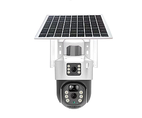 Камера працююча через 4G із двома лінзами V36-4G SOLAR вулична