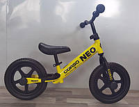 Беговел велобег 12" Corso NEO EN-40701 EVA пена желтый