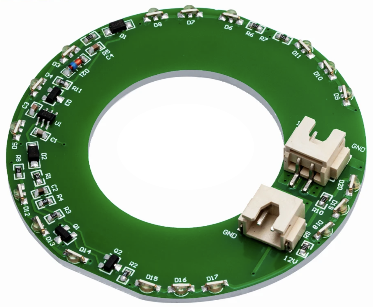 Безконтактний/ємнісний/індуктивний модуль зі світлодіодами LED для створення ефекту дотику