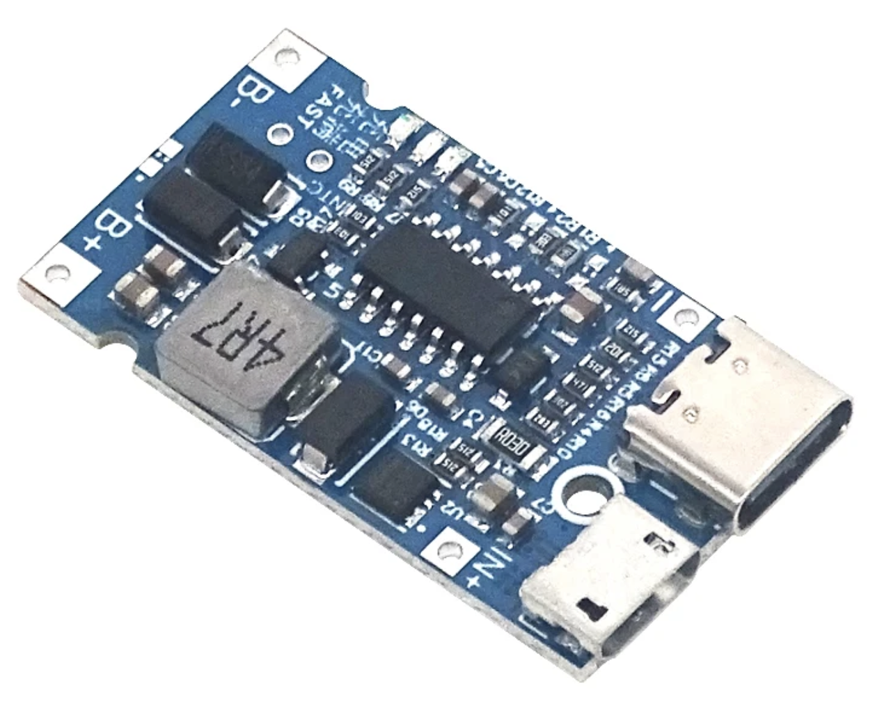 Модуль зарядки LX-LIFC1-N 3S 12,6В, 3.7В літієвих батарей, microUSB/type-C, підтримка швидкої зарядки (QC)