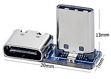 Кутовий адаптер iFlight 90° USB-Type C для DJI Air Unit, фото 3