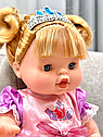 Дитяча лялька пупс М 5697 з аксесуарами Українські пісні Рожева принцеса, фото 3