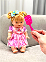 Дитяча лялька пупс М 5697 з аксесуарами Українські пісні Рожева принцеса, фото 6