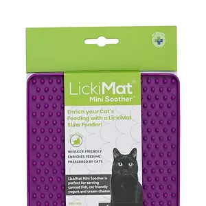 Килимок для повільного харчування для котів | Licki Mat Mini Soother Cat
