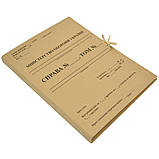 Папка архівна з титулкою Міністерства оборони, на зав'язках, з планками для підшивання документів, А4, 20 мм, фото 3