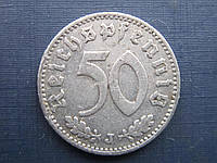 Монета 50 пфеннигов Германия 1935 J Рейх