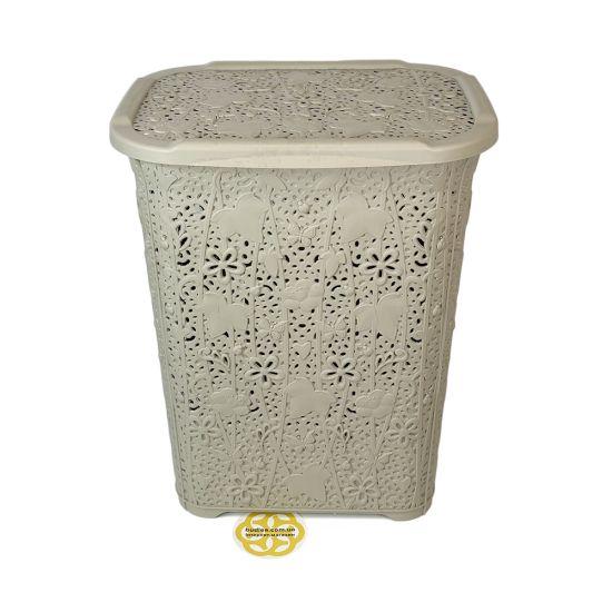 Пластикова ємність для білизни LACE,бежевий SNMZ, фото 1