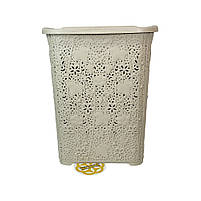 Пластикова ємність для білизни LACE,бежевий SNMZ, фото 4