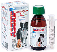 Асбріп Catalysis Asbrip вітамінний сироп у разі кашлю, ларингіту, афонії, фарингіту в собак і котів, 150 мл (2306202304)