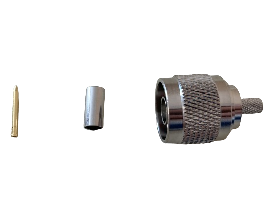 Роз'єм N-type male, тато, обтискний для кабелю RG58, DOSIN