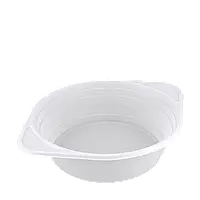 Миска пластикова супова 500 мл біла , PP для перших страв