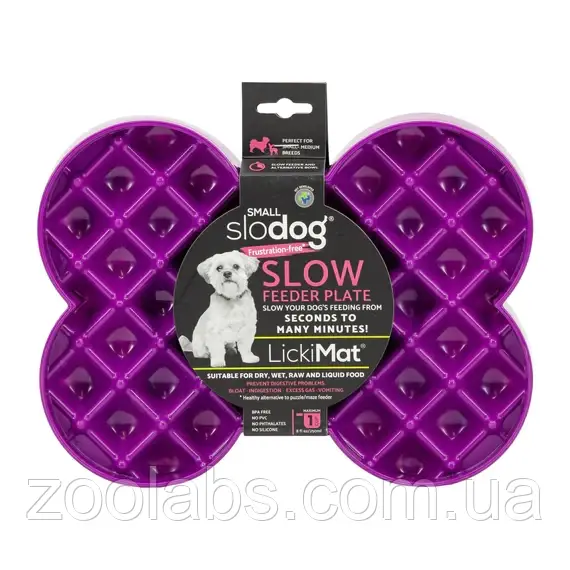 Килимок для повільного харчування для собак | Licki Mat Dog Small Slodog